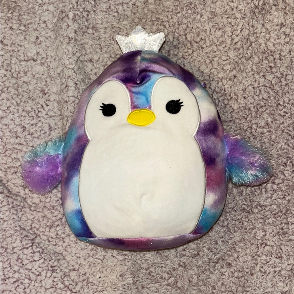 Squishmallows Purple and Blue Penguin Plush